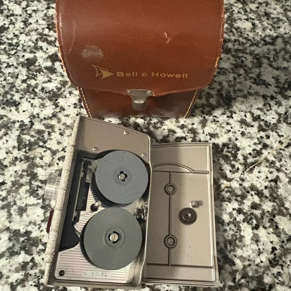 Bell & Howell Two Twenty 8mm vintage camera and case